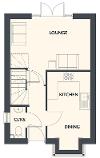 The Hazel, Valley View, floor plan 1