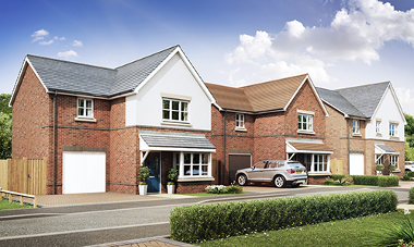 Valley View street scene plots 27 - 29